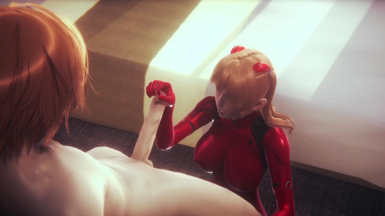 新世纪福音战士- 观看明日香手淫.