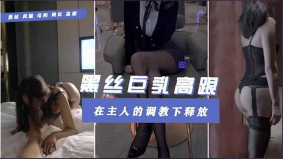 黑丝高跟巨乳母狗被主人调教