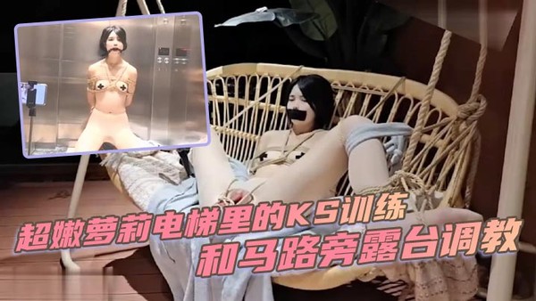 超嫩萝莉电梯里的KS训练和马路旁露台调教